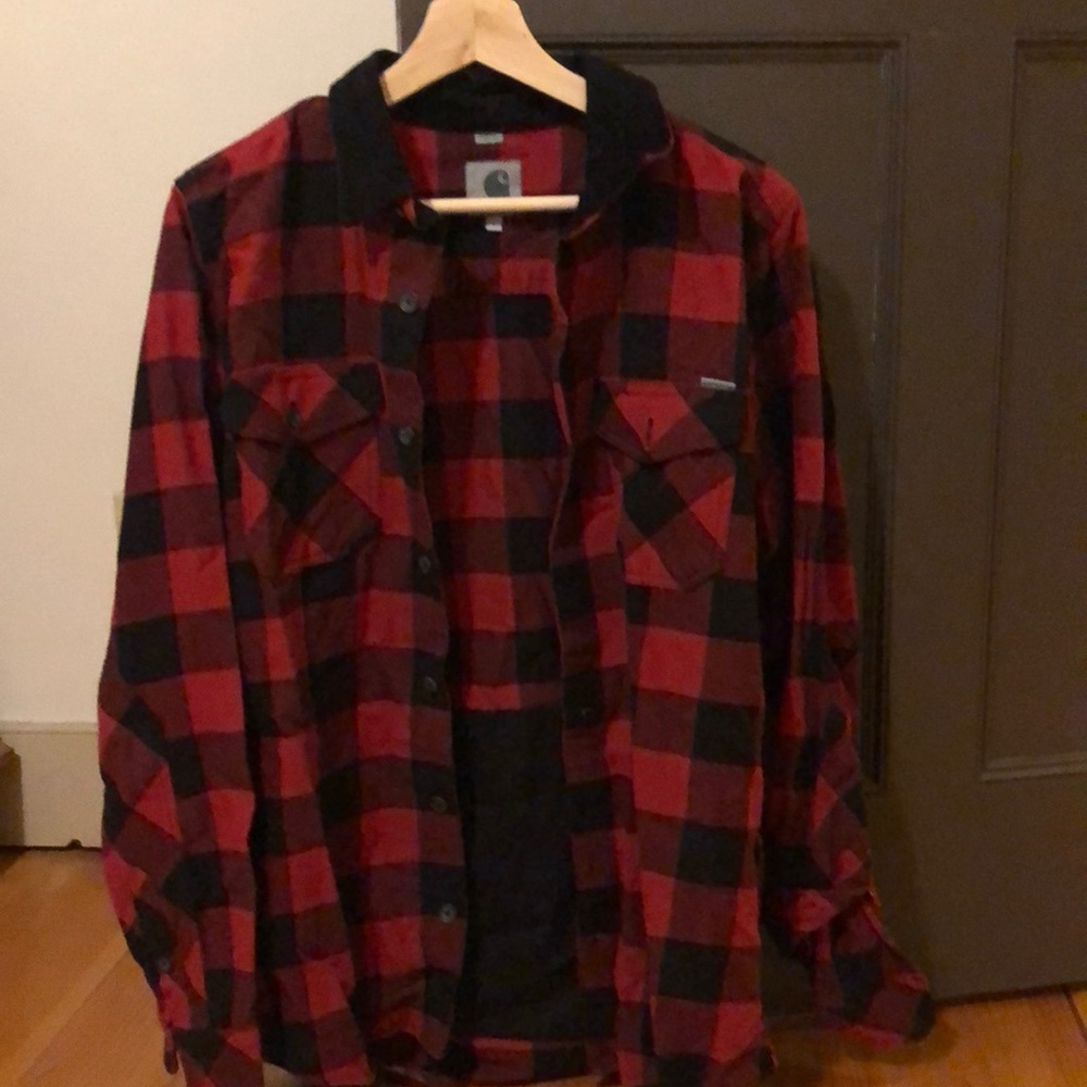 Red/black plaid Carhartt WIP shirt